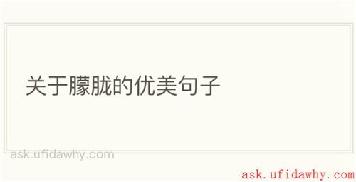 关于朦胧的优美句子